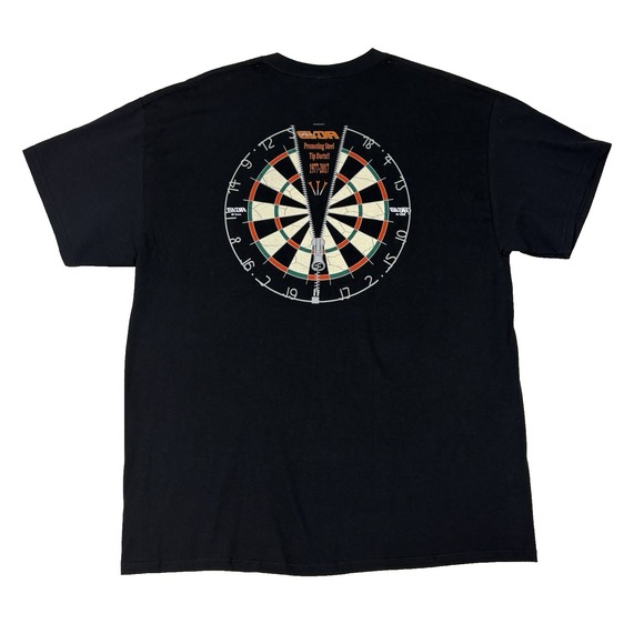 Gildan Other - Vintage Style GVDA Darts Shirt Large Black Steel Tip Dartboard Tee Blokecore Bar